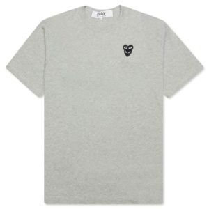 Comme des Garcons PLAY Stacked Heart T-shirt Grey
